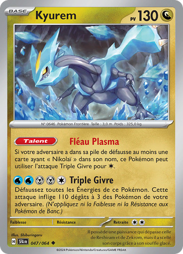 Carte pokémon kyurem - carte,