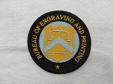insigne badge tissu américain US bureau of engraving and printing