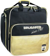 BRUBAKER 'Super Saint-Moritz' Sac à chaussures de ski Sac à dos casque Noir Doré