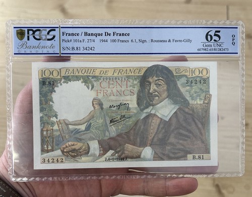 France billet 100 francs - -,