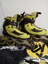 K2 Radical X BOA Patins À Roulettes En Ligne 6000 PRO Vert Lime Sale Cassé #2X1