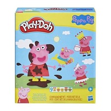 PLAY-DOH - Styles de Peppa Pig avec 9 Pots de pâte a modeler atoxique - 11 acces