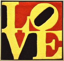Robert Indiana LOVE Rug Art