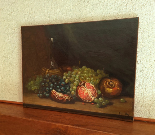 Tableau ancien peinture huile - peinture,