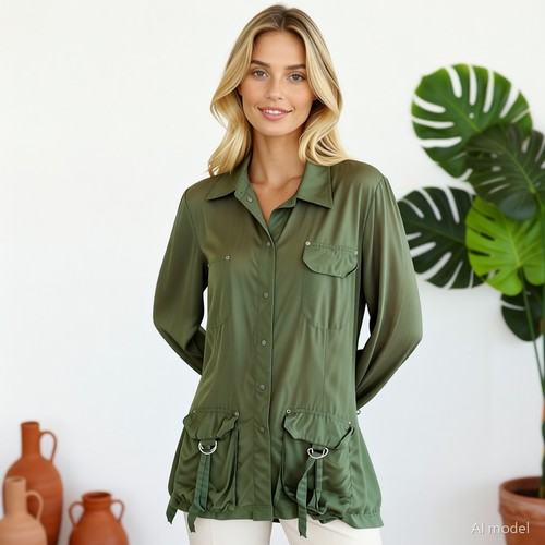 Duo chemise militaire olive - chemise,