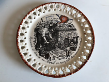 ❤️Ancienne assiette calendrier républicain Messidor G.Brachet Terrasson Lincolor