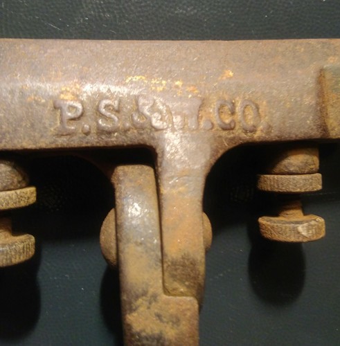 Antique metal shop tool - shop,