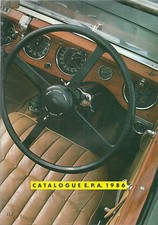 Catalogue EPA 1986 livres automobile et sport auto locomotion aviation Marine 