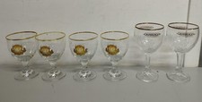 GRIMBERGEN Lot 6 pcs Verre à Bière 25 cl motif fleur flacon de neige Fenix