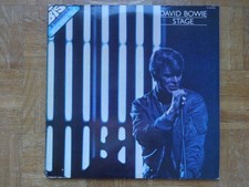 TRES TRES RARE DOUBLE LP DAVID BOWIE " STAGE "  1978 LIVE  ORIGINAL FRENCH PRESS