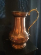Ancien Pichet, Carafe en Cuivre Signé Villedieu