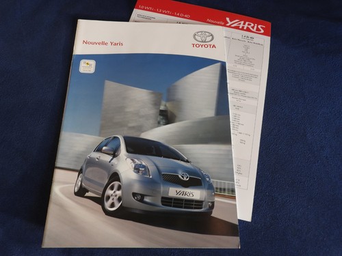 Catalogue toyota yaris 5 - 3,