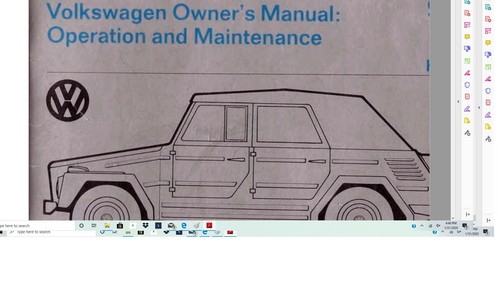 Thing type 181 - vw, manual