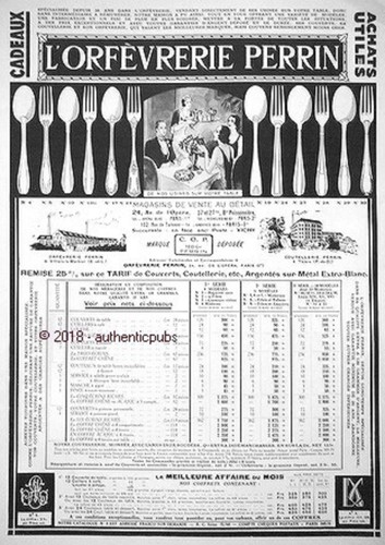 Publicite orfevrerie perrin - publicite,