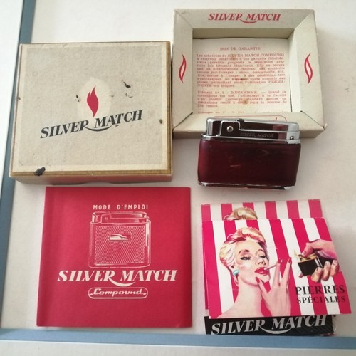 Briquet silver match - briquet,