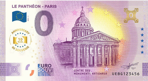Billet souvenir 2025 - 2025, france
