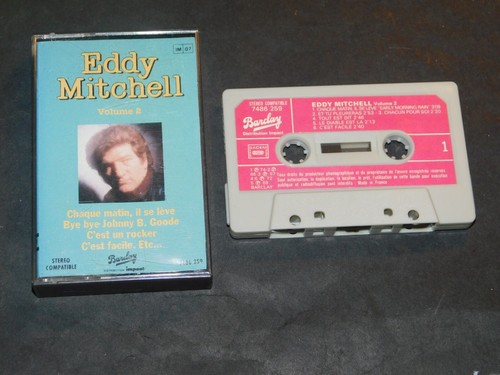 Cassette audio eddy mitchell - audio,
