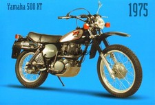 Carte Postale Moto : YAMAHA XT