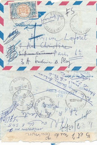 Jean carzou billet autographe - jean,