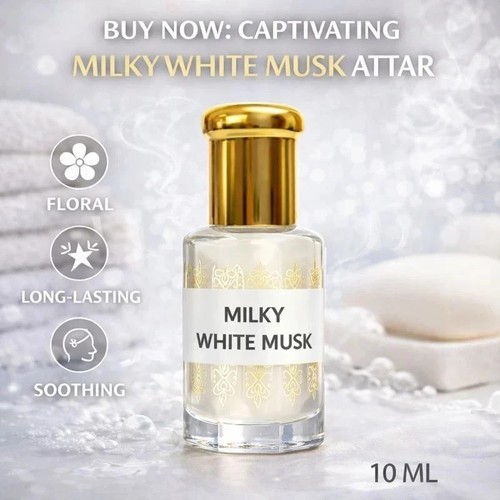 Attar musc blanc laiteux - attar,
