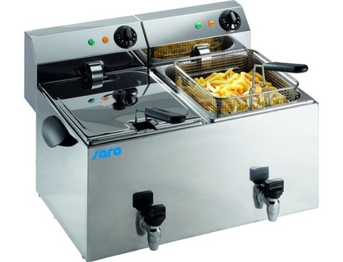 Friteuse électrique double