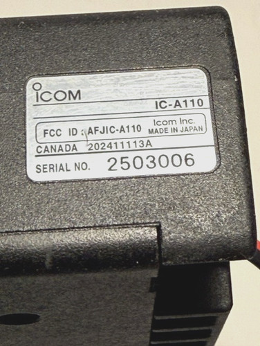 Icom a110 vhf air - icom, band