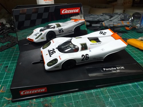 Slot car porsche - car,