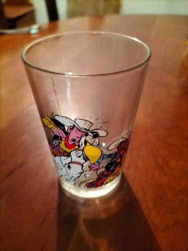 Verre 1972 lucky luke dargaud - verre,