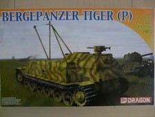 Maquette Véhicule 1/72 DRAGON Ref 7227 Bergepanzer Tigre (Chassis Elephant)