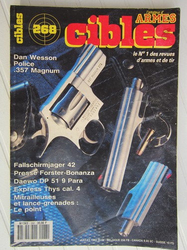 Cibles 268 dan wesson - cibles, 268/dan