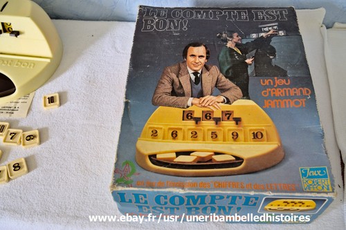 Ancien jeu compte est bon - ,