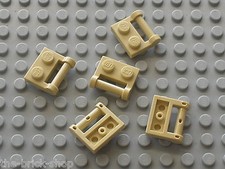 5 x LEGO Tan Plate ref 48336 /