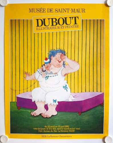 Affiche dubout illustrateur - affiche, et