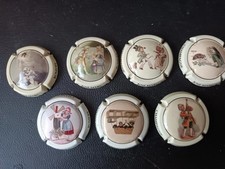 lot de 7 capsules de champagne