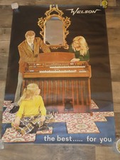 Affiche ancienne Poster Orgue