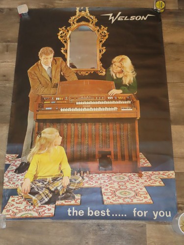 Affiche ancienne poster orgue - poster,