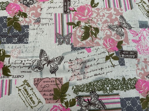 Rideaux vintage tissu lin