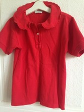 POLO FILLE ROUGE " CYRILLUS "