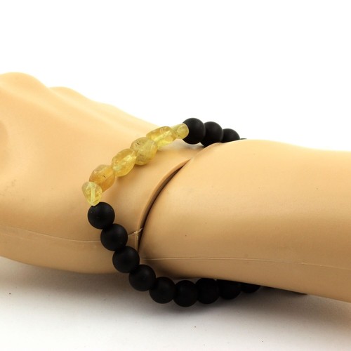 Bracelet apatite jaune - jaune, de
