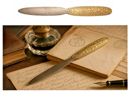 Ancien coupe papier bronze - ancien, coupe-papier