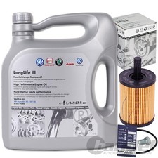 OE VW Filtre à Huile + 5L LL3 pour T5 Passat 3C Golf 5 6 Audi A2 A3 A4 A5 A6 Q5