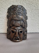 Masque artisanal ancien – Style Inca/Maya – Céramique
