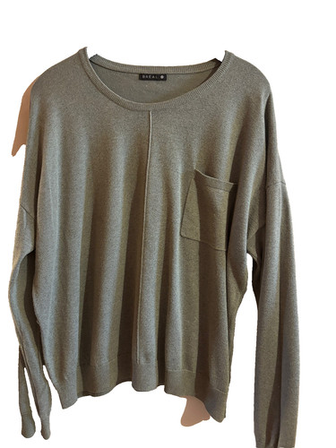 Breal pull fin oversize kaki - ,