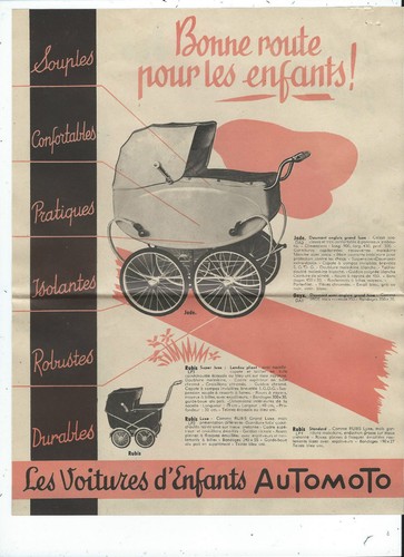 Publicité poussette landau - publicitÉ,