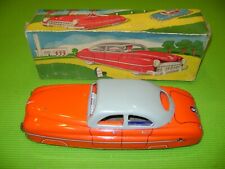 JOUET ANCIEN VOITURE MECANIQUE EN TOLE MEMO 306MM75 AVEC BOITE GARAGE D'ORIGINE