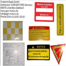 Infoaufkleber GMX 450 Jaune Dekoaufklebersatz Pièces Décor Mobylette / Cyclo