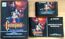 CASTLEVANIA THE NEW GENERATION COMPLET SEGA MEGADRIVE PAL EURO CIB OVP Bon état