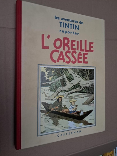 Tintin oreille cassée - tintin, l'oreille
