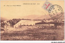CAR-ABQP2-0106-MAROC - Colonne de FEZ - Pont sur l'oued-mikkés