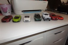 VOITURES WELLY  1/43  X  7  TRES BON ETAT